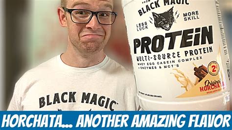 Horchata protein potion black magic